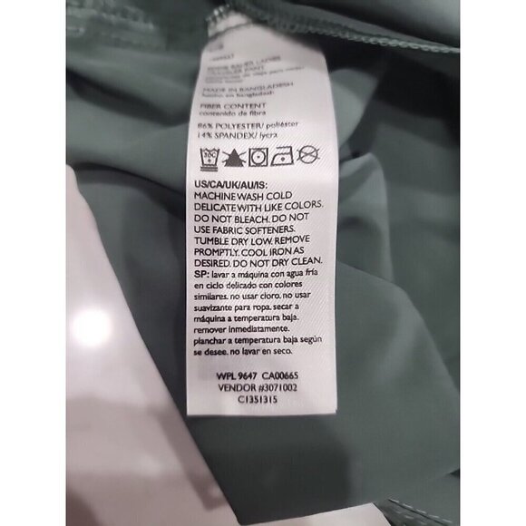 Eddie Bauer Pants Traveler Ankle Lightweight Stretch Green UPF50+ Women's Large - Picture 7 of 8
